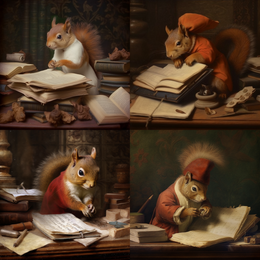 Working Squirrels Gotta Work